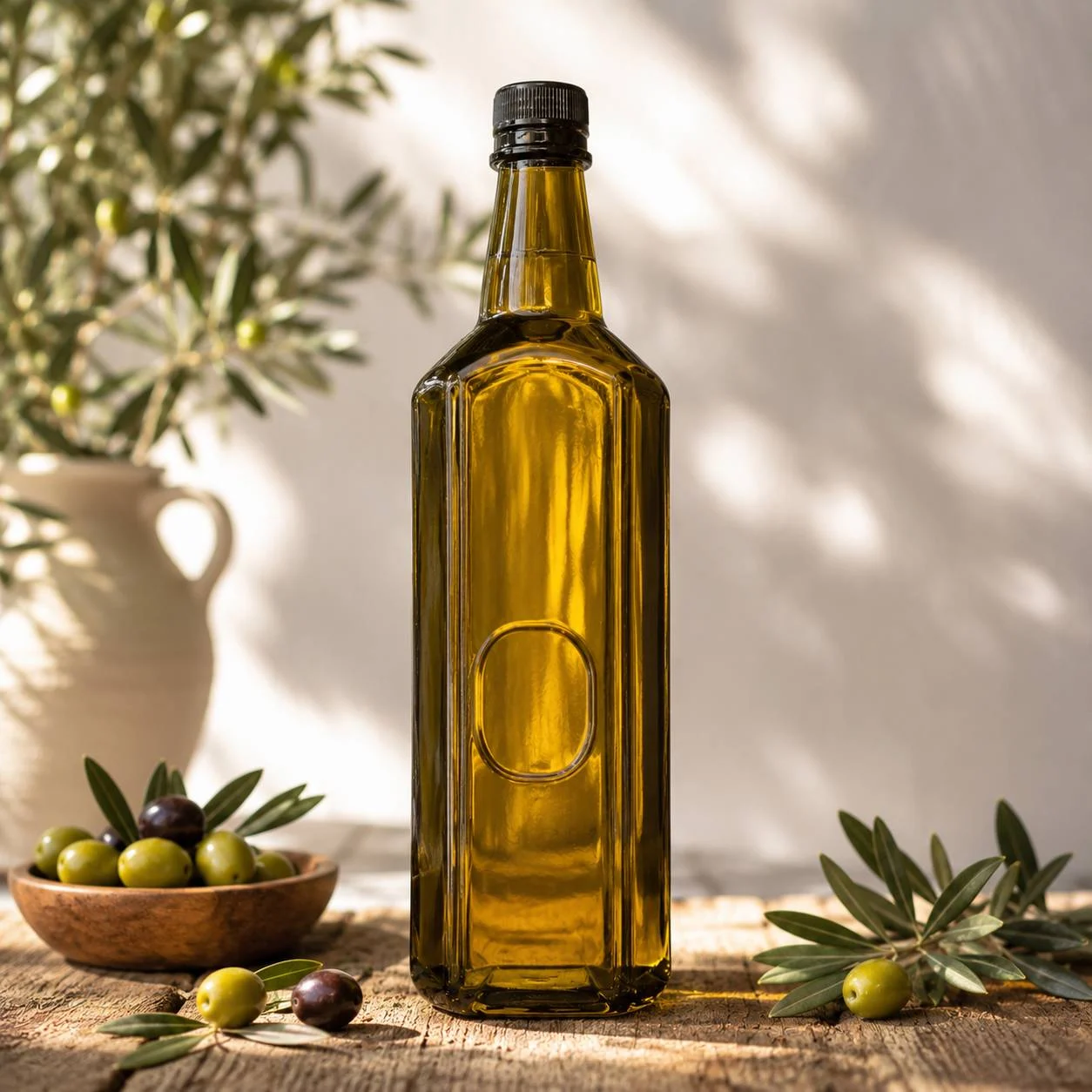 خرید روغن زیتون طبیعی بابو 1 لیتری ماه باجی