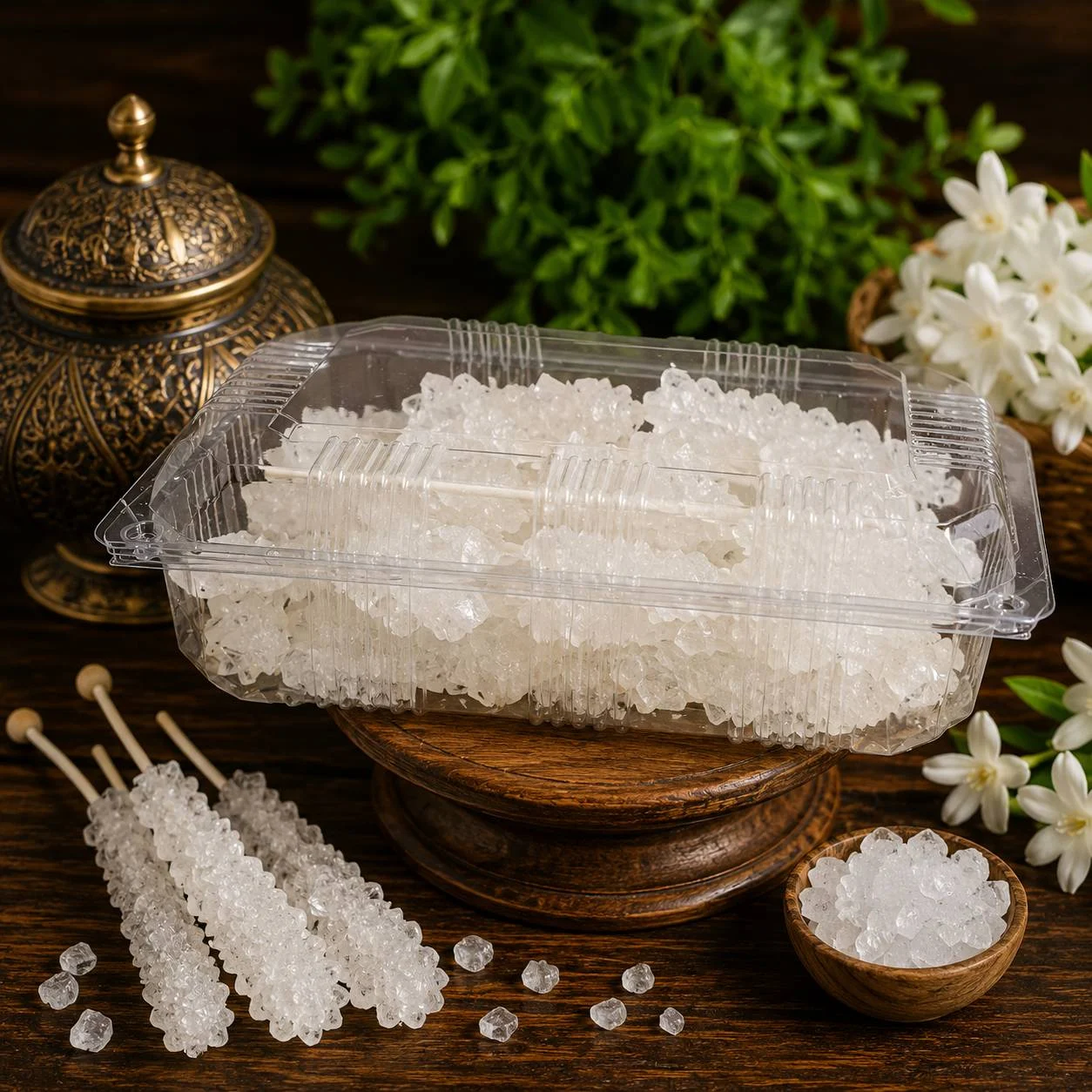 خرید نبات شاخه سفید 700 گرمی ماه باجی