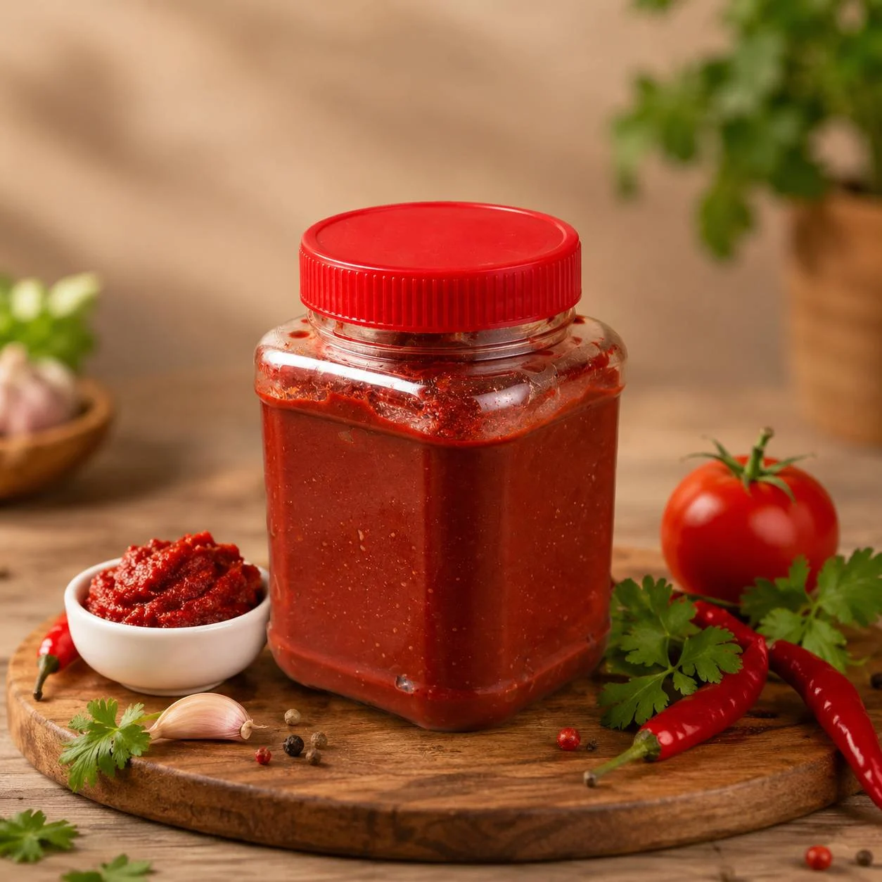 رب گوجه سنتی و طبیعی 1.5 کیلوگرمی ماه باجی